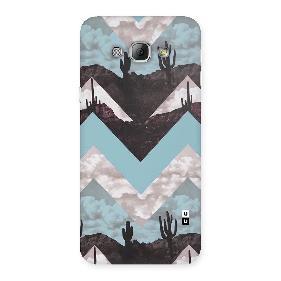Cacutus Zig Zag Pattern Back Case for Galaxy A8