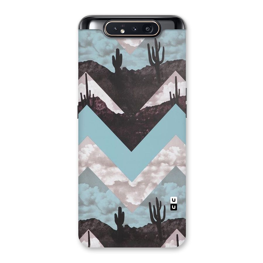 Cacutus Zig Zag Pattern Back Case for Galaxy A80