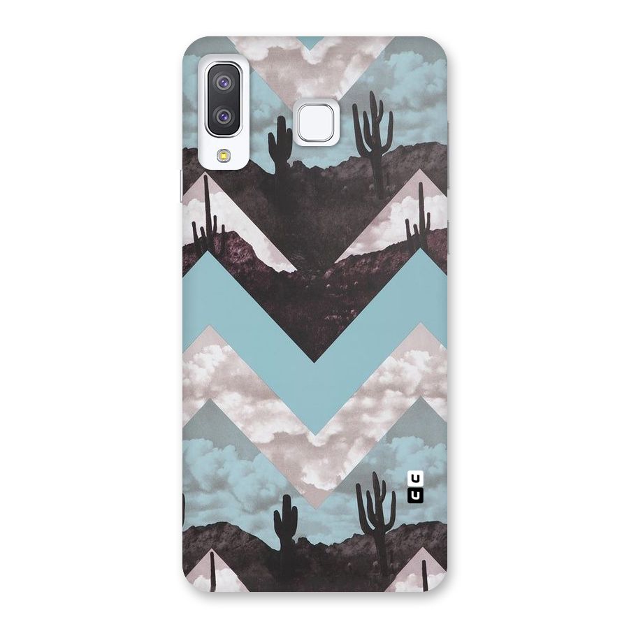 Cacutus Zig Zag Pattern Back Case for Galaxy A8 Star