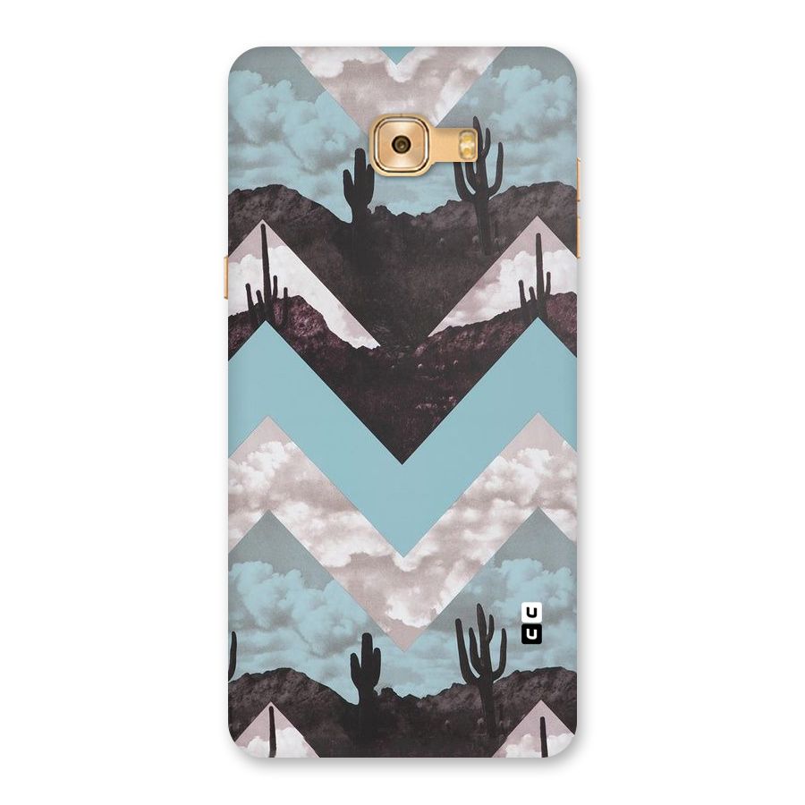 Cacutus Zig Zag Pattern Back Case for Galaxy C9 Pro