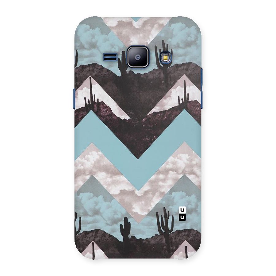 Cacutus Zig Zag Pattern Back Case for Galaxy J1