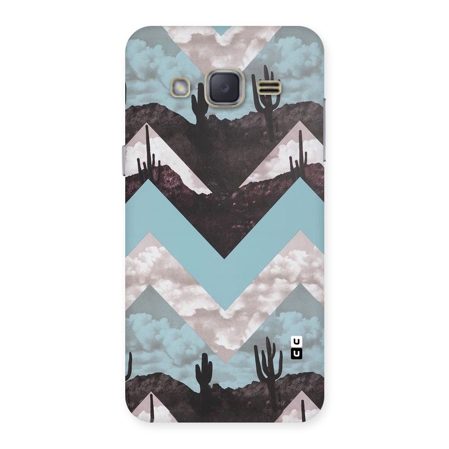 Cacutus Zig Zag Pattern Back Case for Galaxy J2