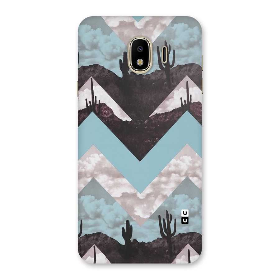 Cacutus Zig Zag Pattern Back Case for Galaxy J4