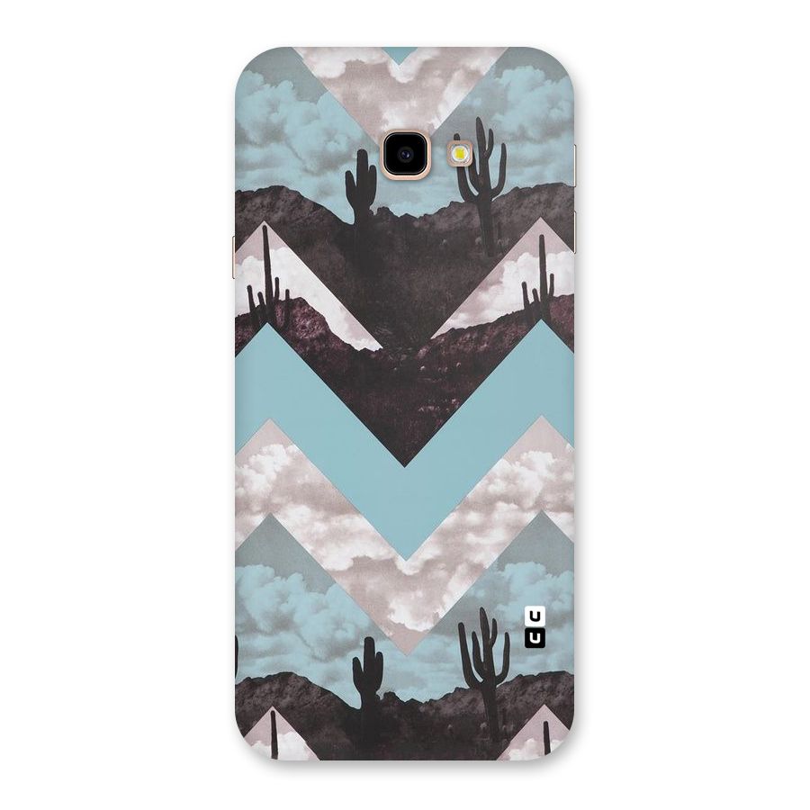 Cacutus Zig Zag Pattern Back Case for Galaxy J4 Plus