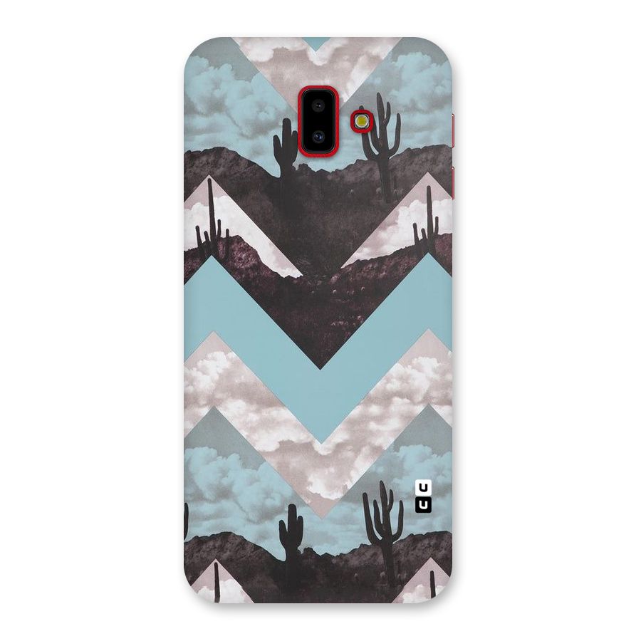 Cacutus Zig Zag Pattern Back Case for Galaxy J6 Plus