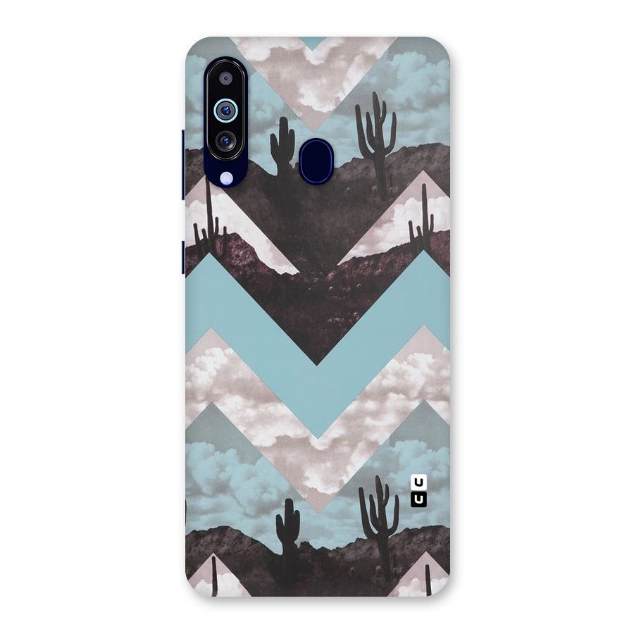 Cacutus Zig Zag Pattern Back Case for Galaxy M40