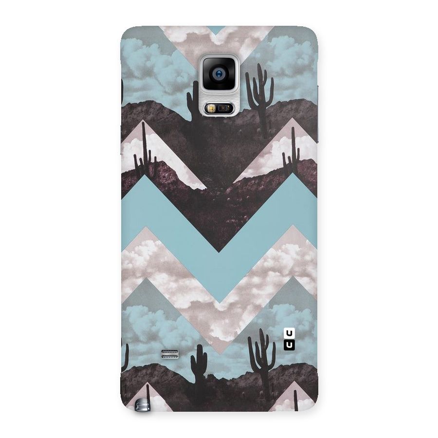 Cacutus Zig Zag Pattern Back Case for Galaxy Note 4