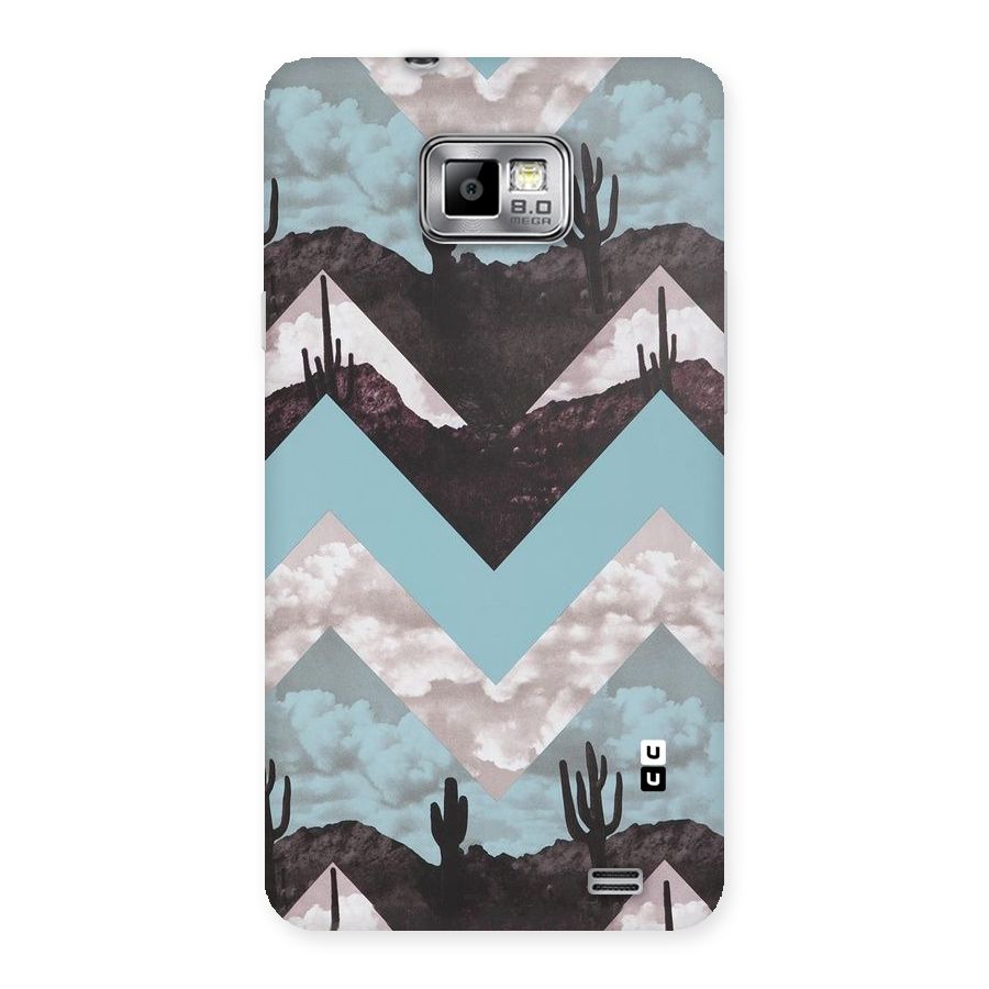 Cacutus Zig Zag Pattern Back Case for Galaxy S2
