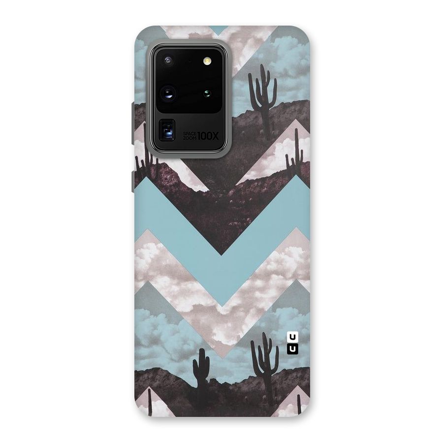 Cacutus Zig Zag Pattern Back Case for Galaxy S20 Ultra