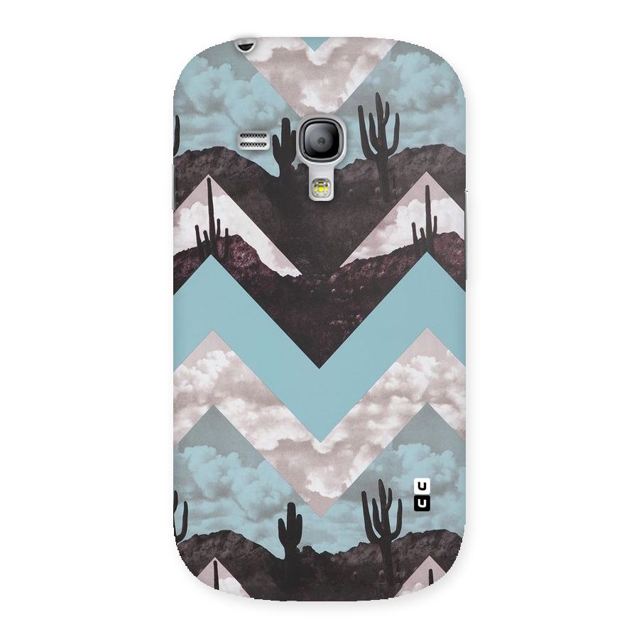 Cacutus Zig Zag Pattern Back Case for Galaxy S3 Mini