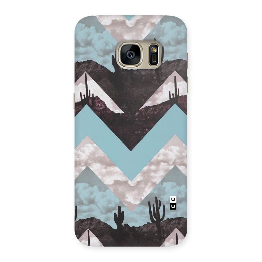 Cacutus Zig Zag Pattern Back Case for Galaxy S7