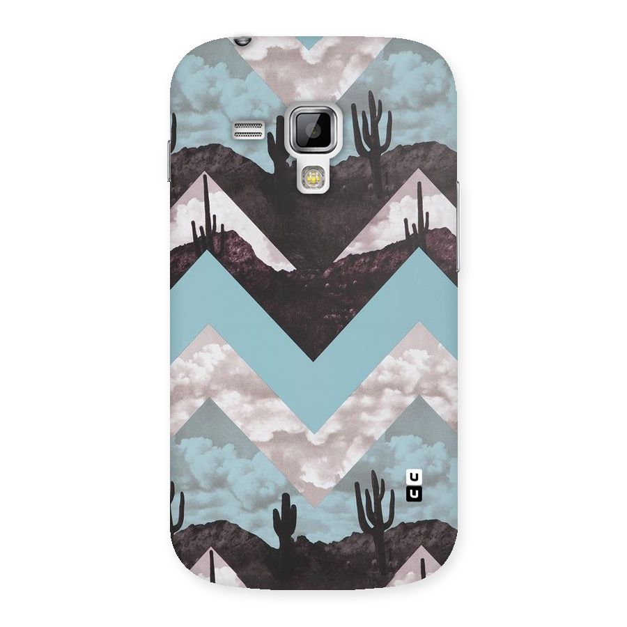 Cacutus Zig Zag Pattern Back Case for Galaxy S Duos