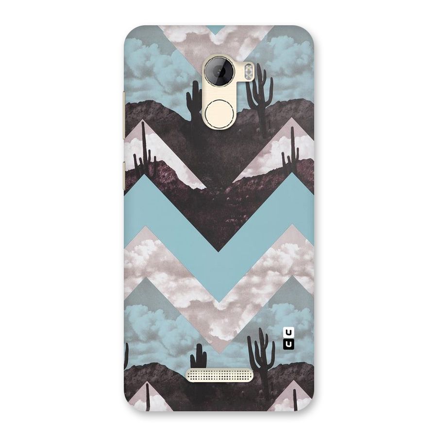 Cacutus Zig Zag Pattern Back Case for Gionee A1 LIte