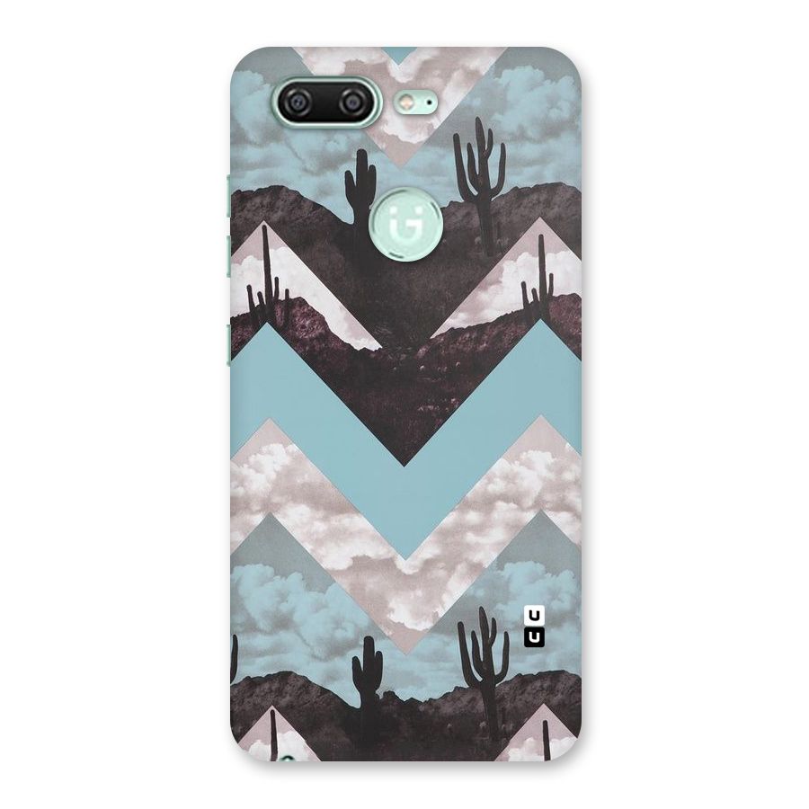 Cacutus Zig Zag Pattern Back Case for Gionee S10