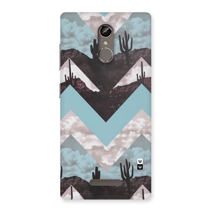 Cacutus Zig Zag Pattern Back Case for Gionee S6s