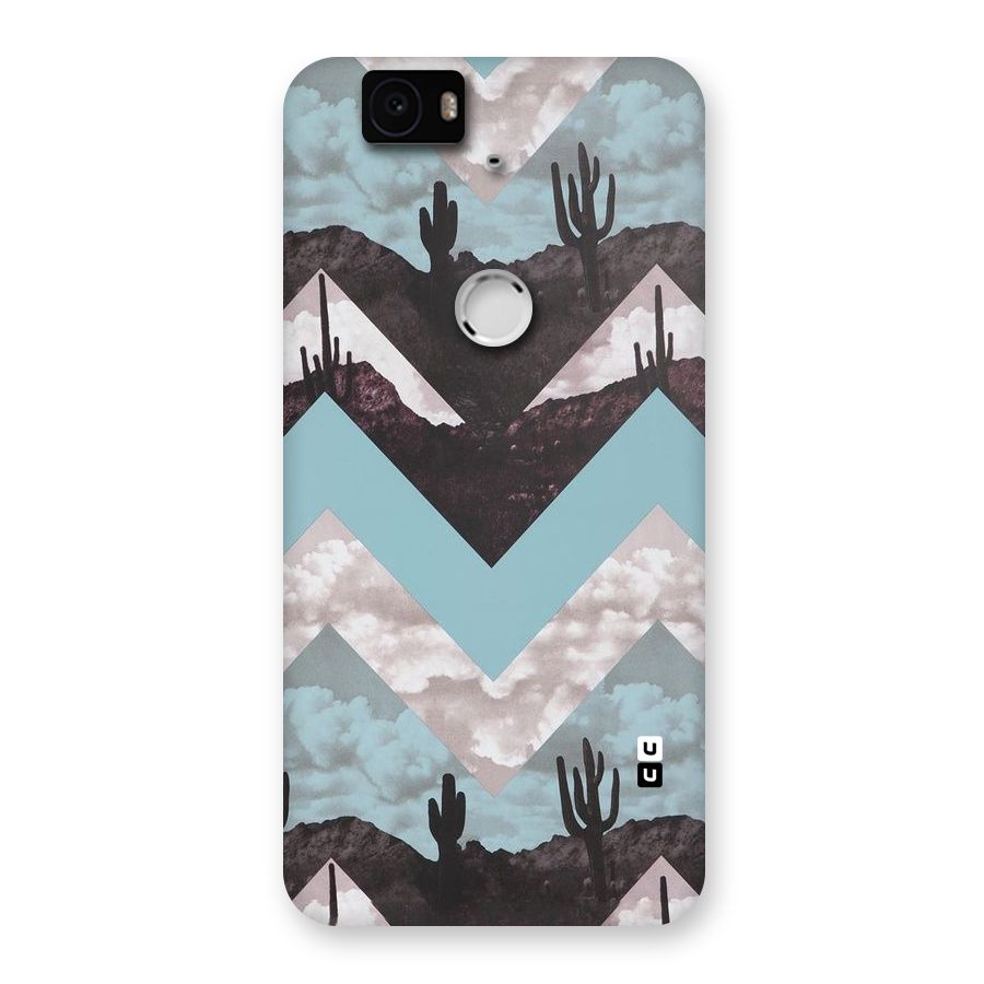 Cacutus Zig Zag Pattern Back Case for Google Nexus-6P