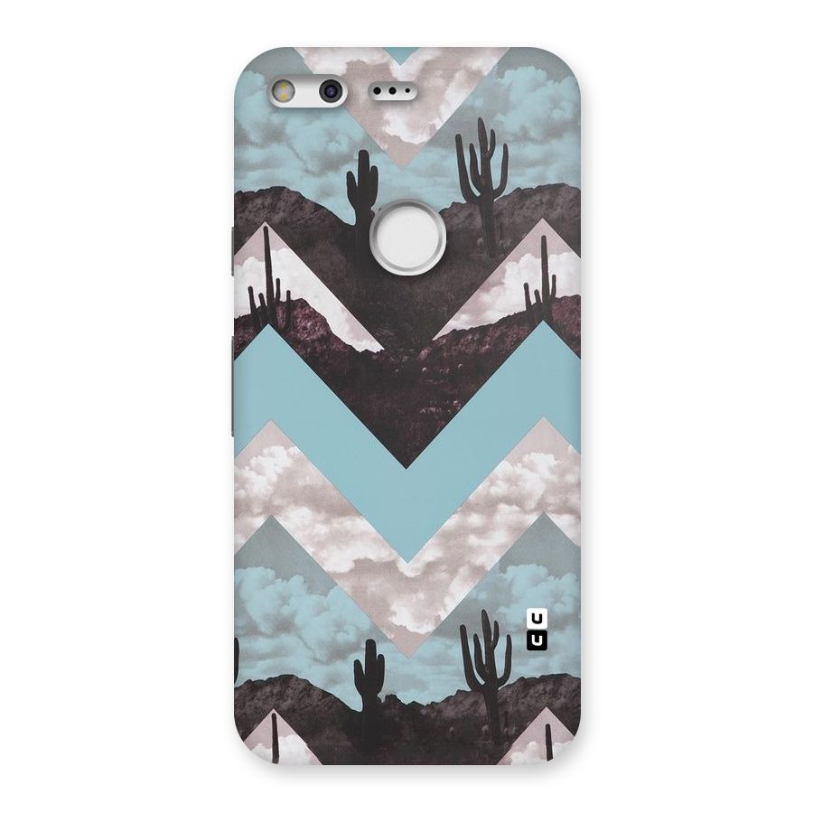 Cacutus Zig Zag Pattern Back Case for Google Pixel