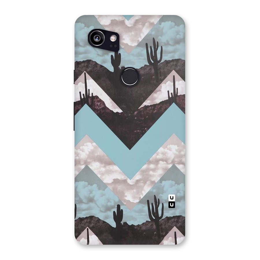 Cacutus Zig Zag Pattern Back Case for Google Pixel 2 XL