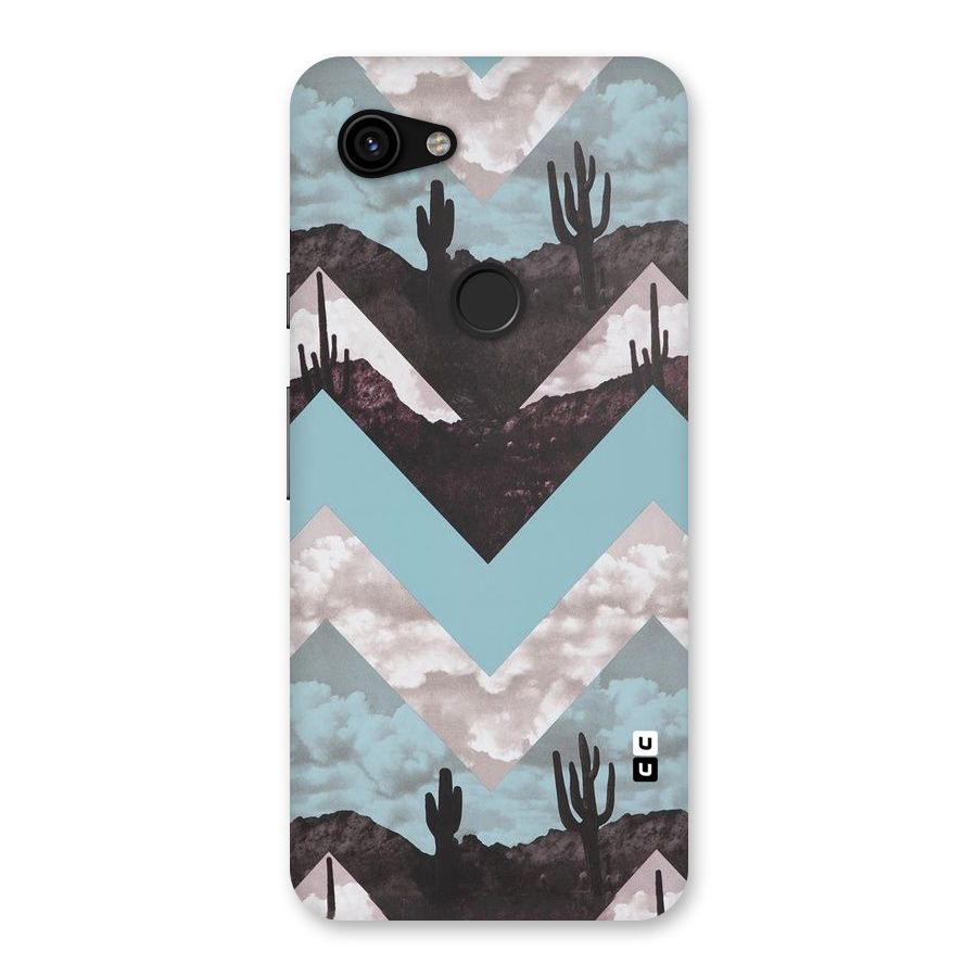 Cacutus Zig Zag Pattern Back Case for Google Pixel 3a