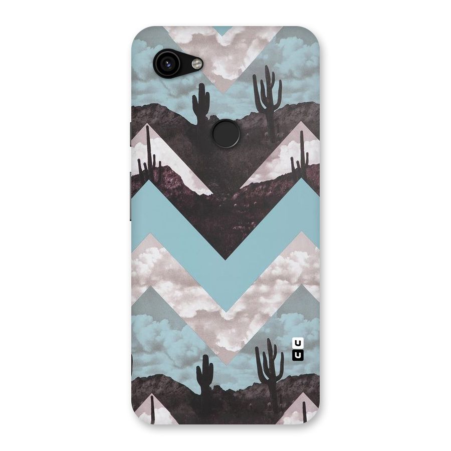 Cacutus Zig Zag Pattern Back Case for Google Pixel 3a XL