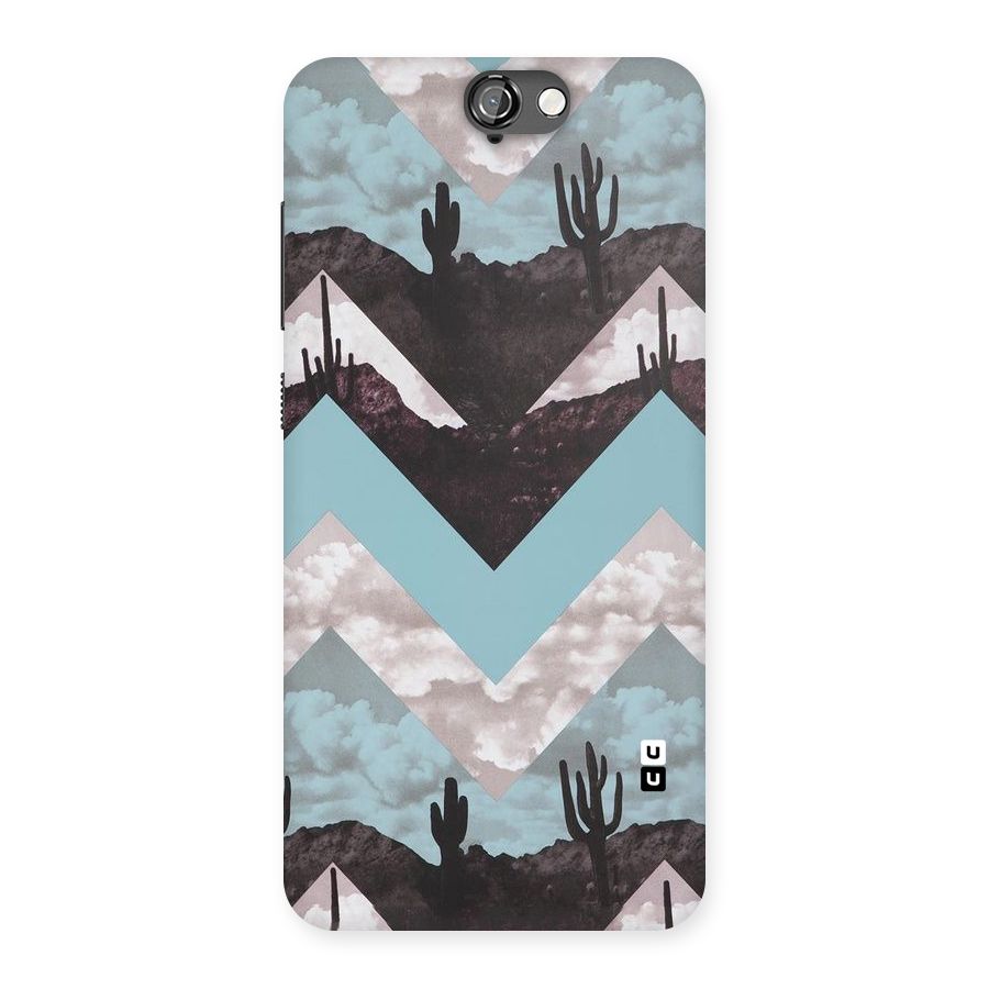 Cacutus Zig Zag Pattern Back Case for HTC One A9