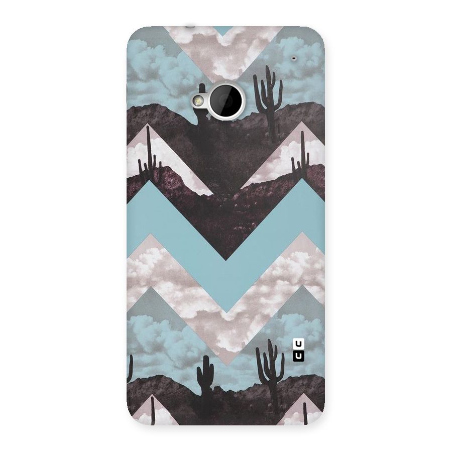 Cacutus Zig Zag Pattern Back Case for HTC One M7
