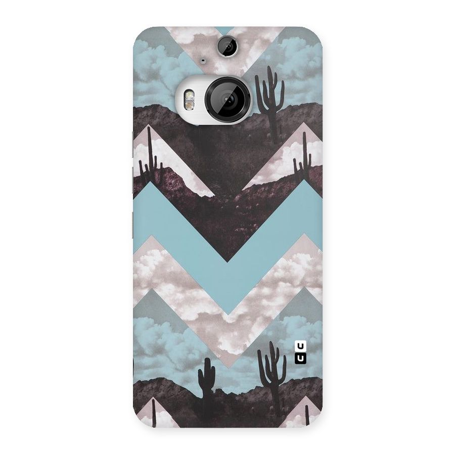 Cacutus Zig Zag Pattern Back Case for HTC One M9 Plus