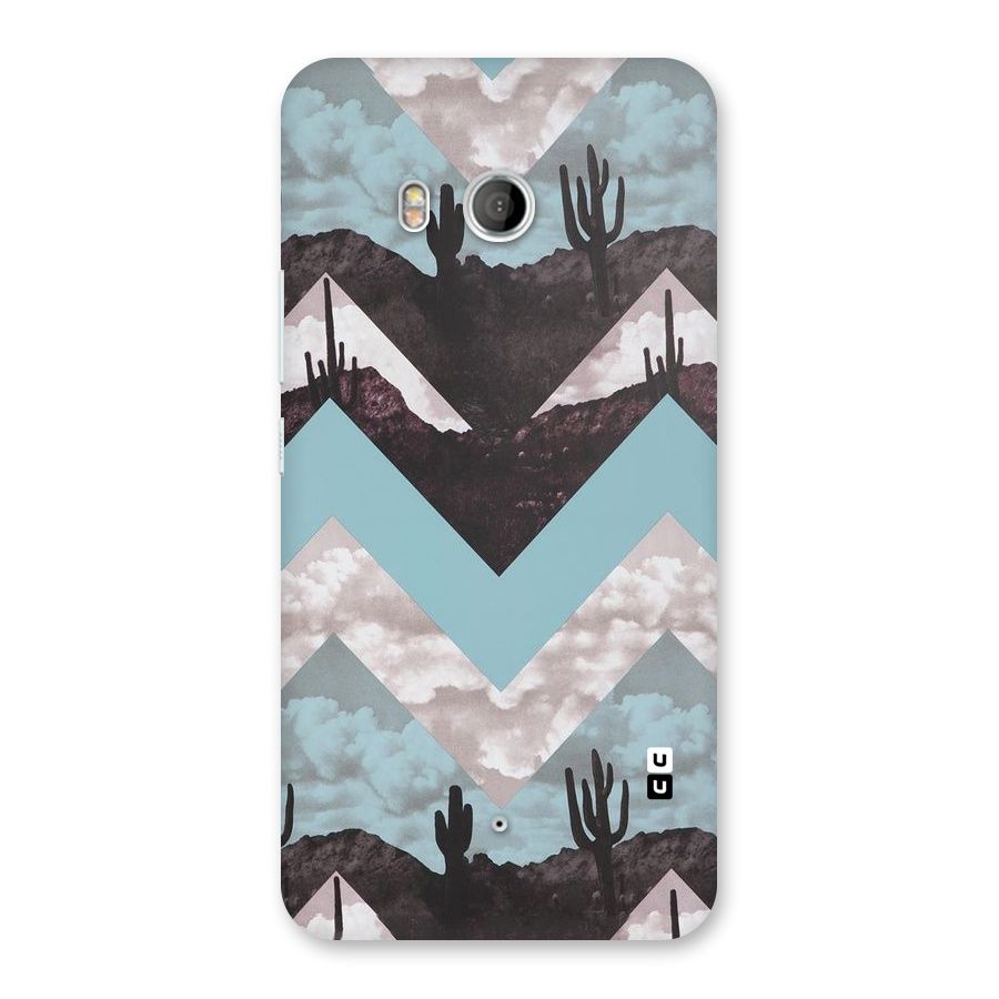 Cacutus Zig Zag Pattern Back Case for HTC U11