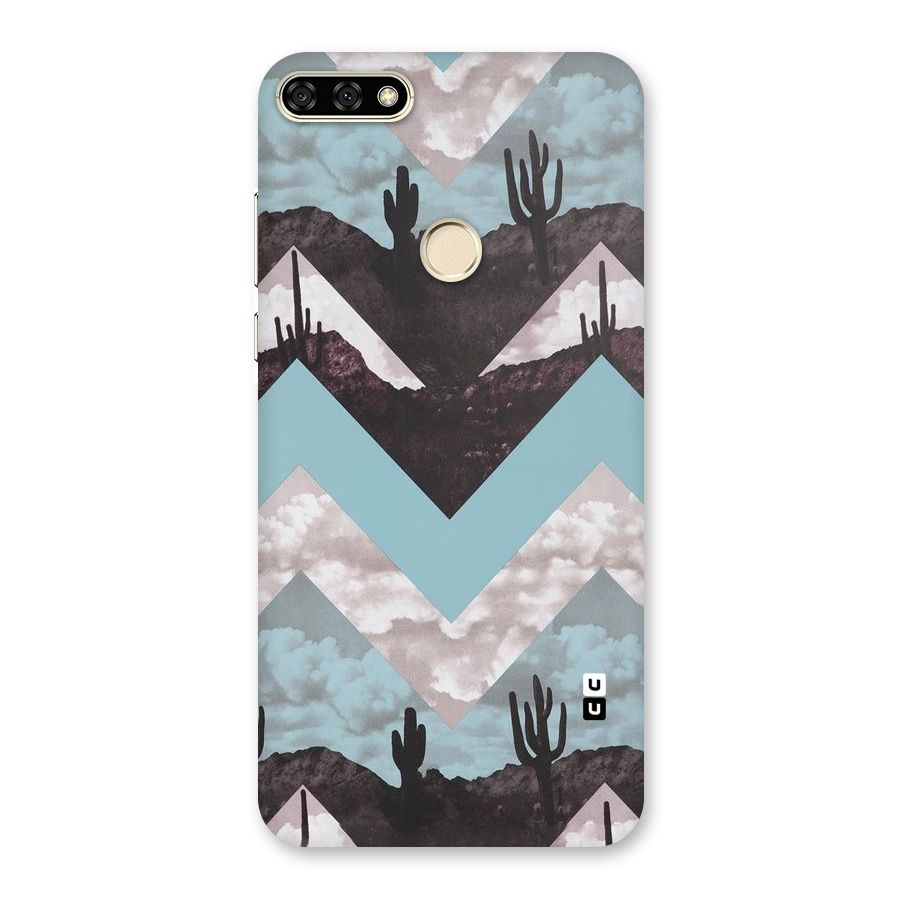 Cacutus Zig Zag Pattern Back Case for Honor 7A