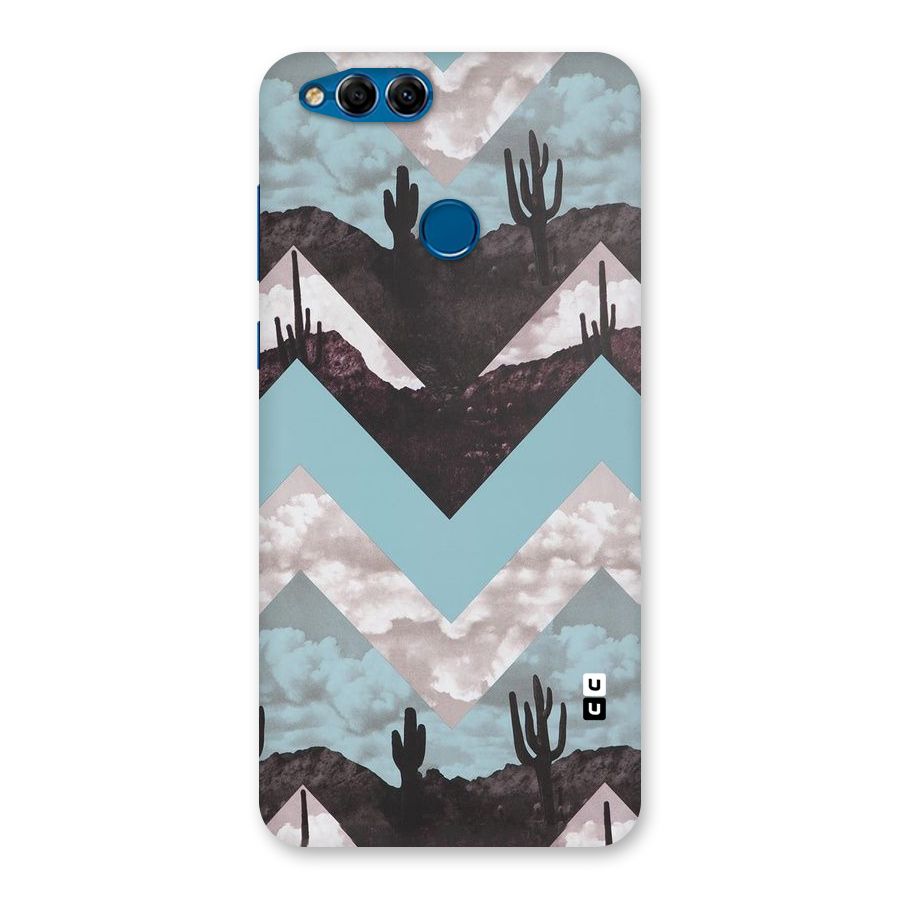 Cacutus Zig Zag Pattern Back Case for Honor 7X