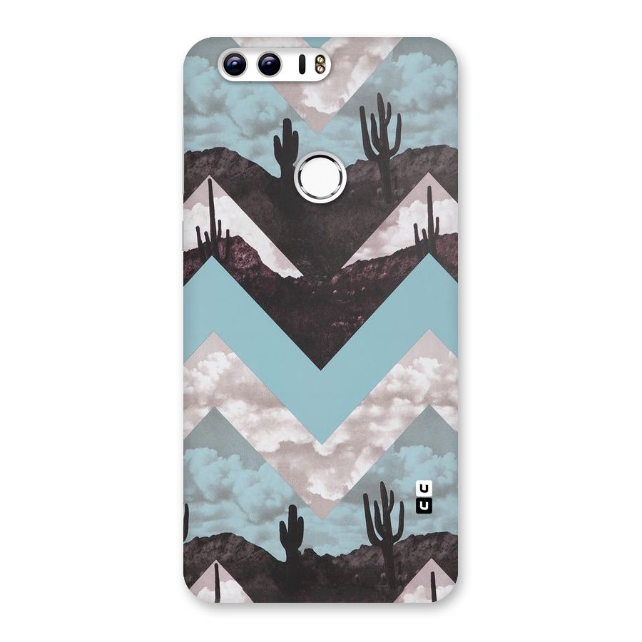 Cacutus Zig Zag Pattern Back Case for Honor 8