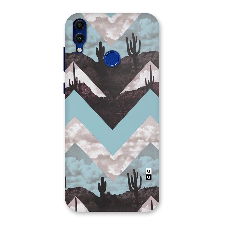 Cacutus Zig Zag Pattern Back Case for Honor 8C