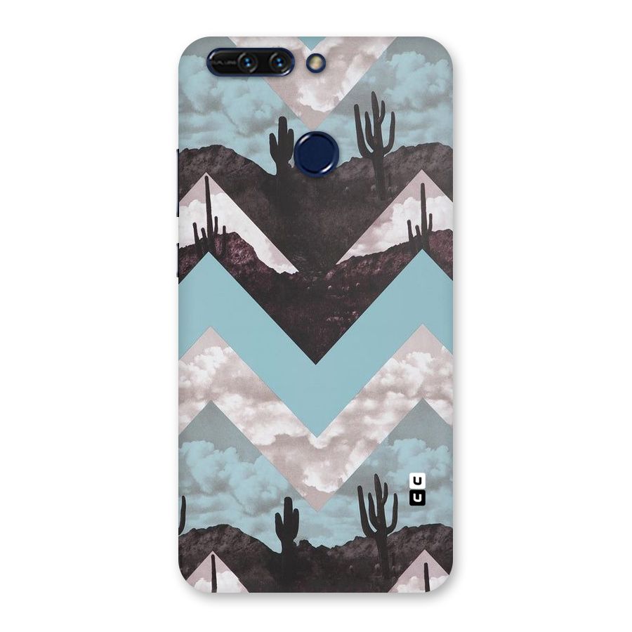 Cacutus Zig Zag Pattern Back Case for Honor 8 Pro