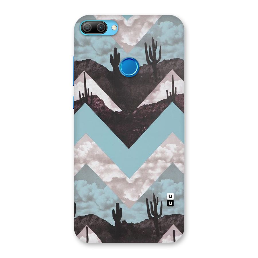 Cacutus Zig Zag Pattern Back Case for Honor 9N