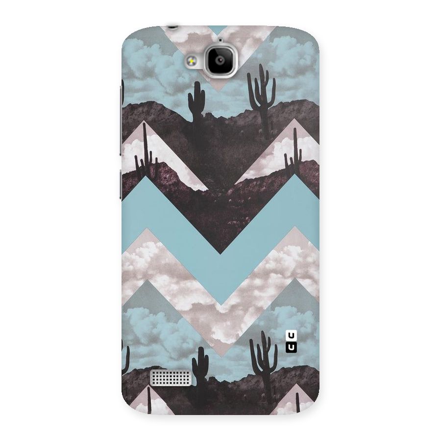 Cacutus Zig Zag Pattern Back Case for Honor Holly