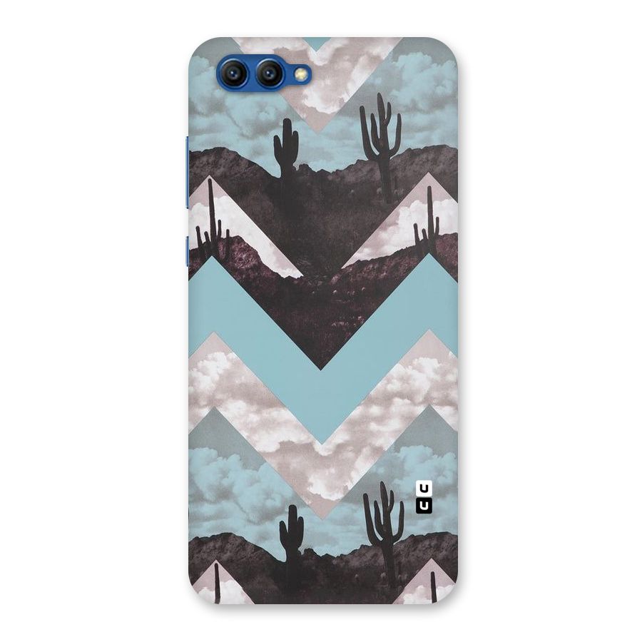 Cacutus Zig Zag Pattern Back Case for Honor View 10