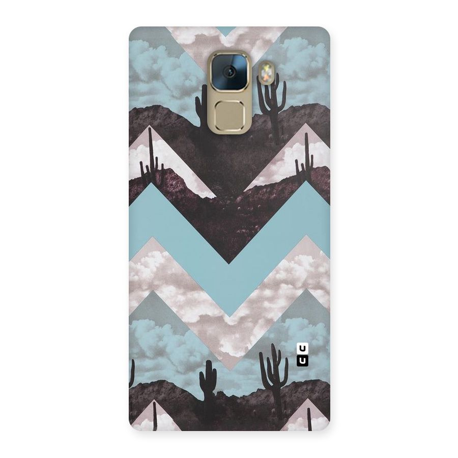 Cacutus Zig Zag Pattern Back Case for Huawei Honor 7