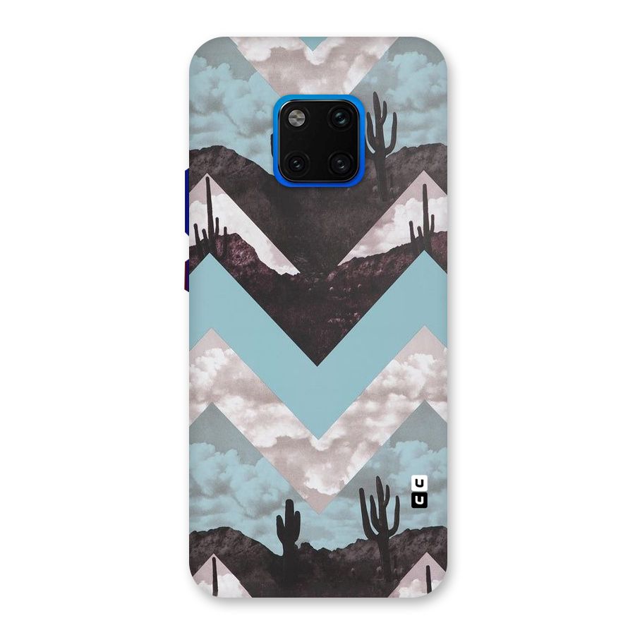 Cacutus Zig Zag Pattern Back Case for Huawei Mate 20 Pro