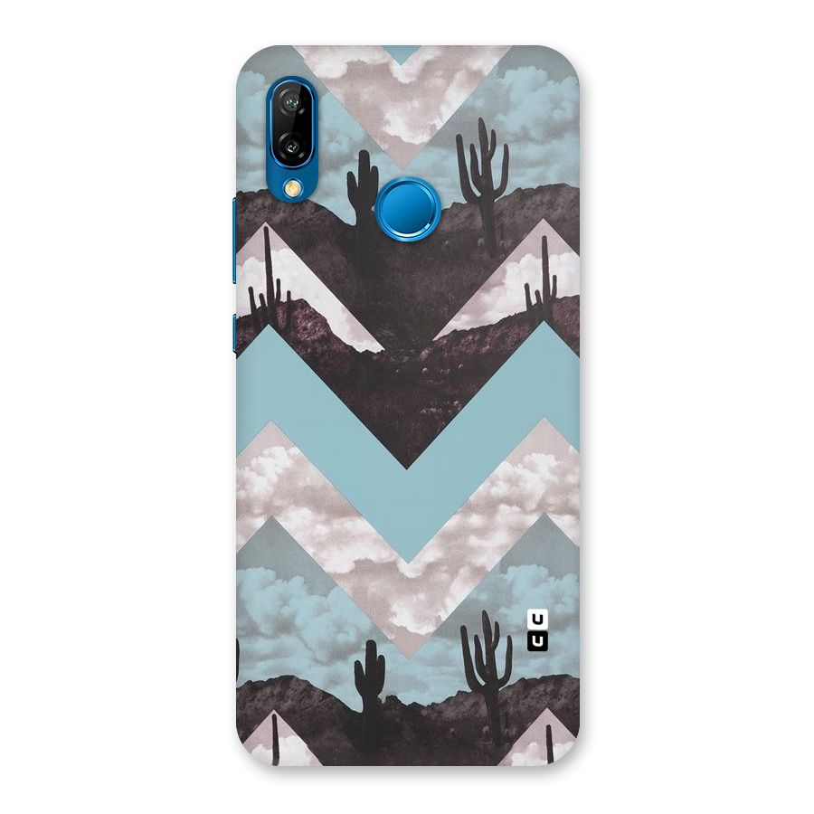 Cacutus Zig Zag Pattern Back Case for Huawei P20 Lite
