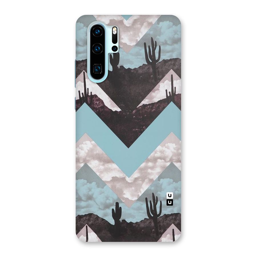Cacutus Zig Zag Pattern Back Case for Huawei P30 Pro