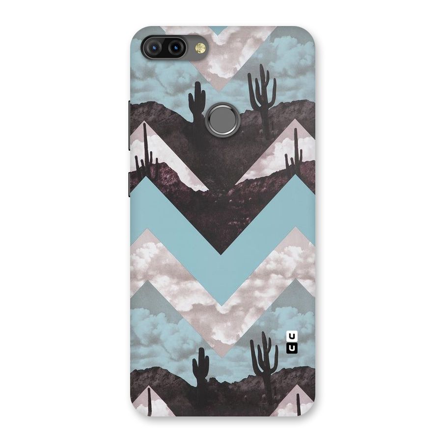 Cacutus Zig Zag Pattern Back Case for Infinix Hot 6 Pro