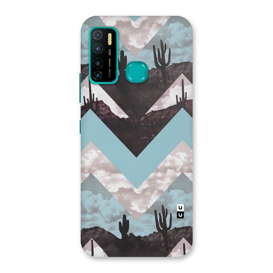 Cacutus Zig Zag Pattern Back Case for Infinix Hot 9 Pro