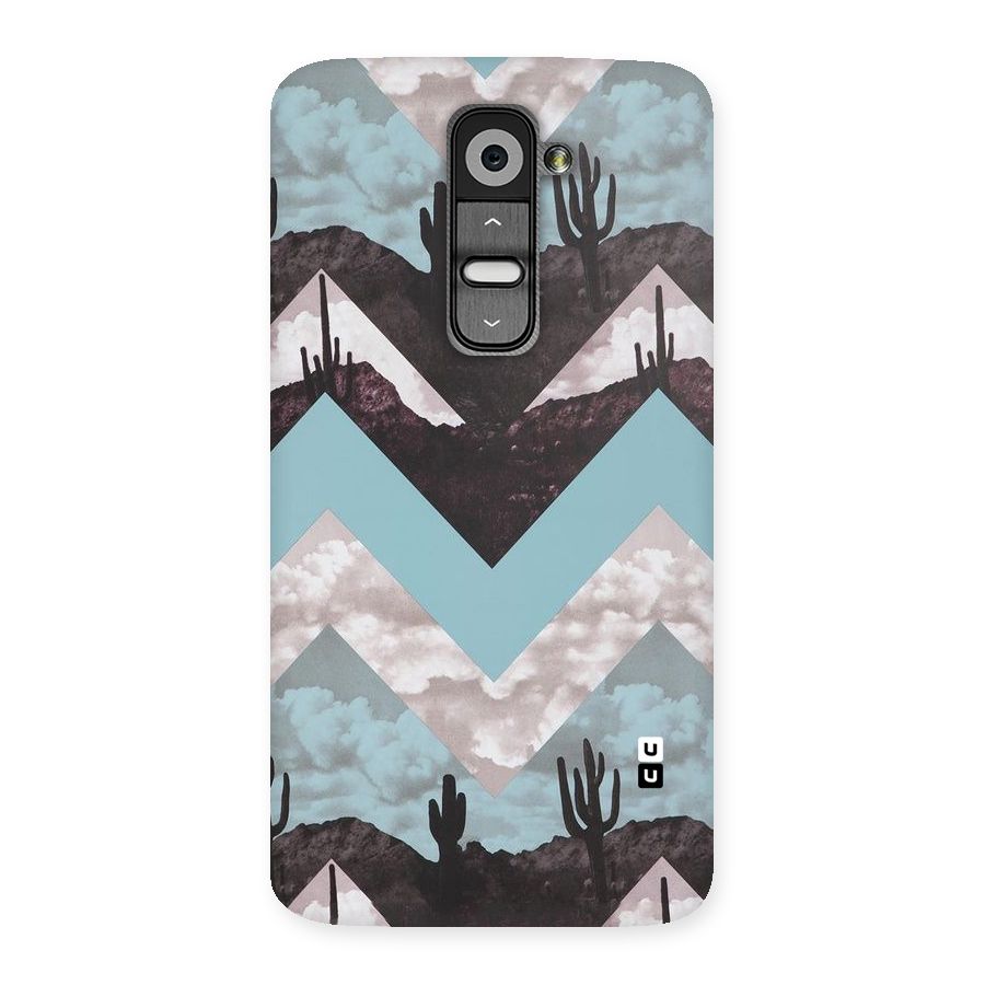 Cacutus Zig Zag Pattern Back Case for LG G2