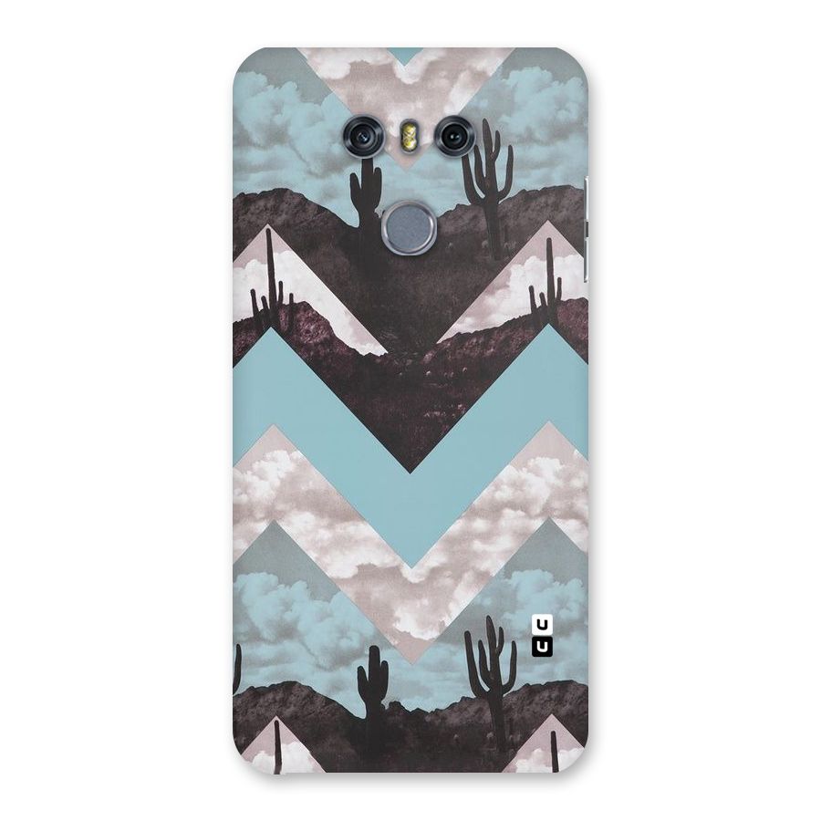Cacutus Zig Zag Pattern Back Case for LG G6