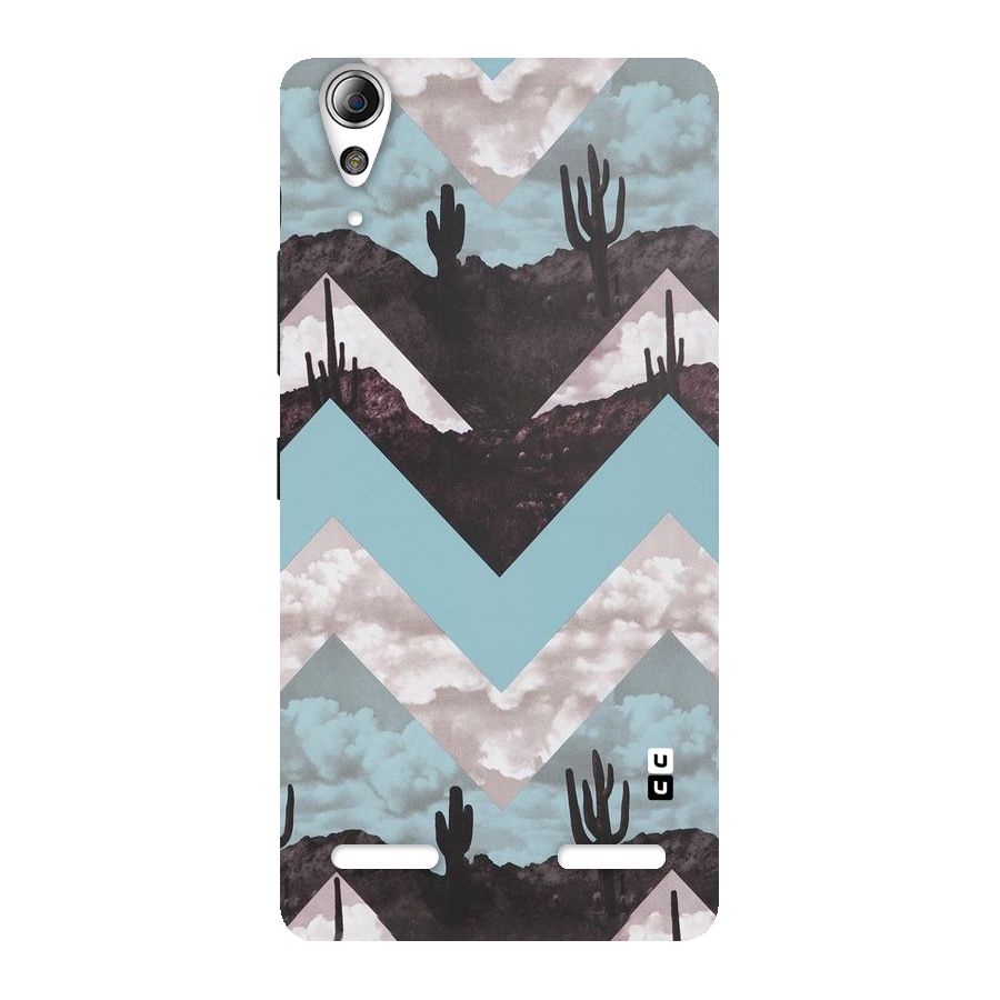 Cacutus Zig Zag Pattern Back Case for Lenovo A6000 Plus