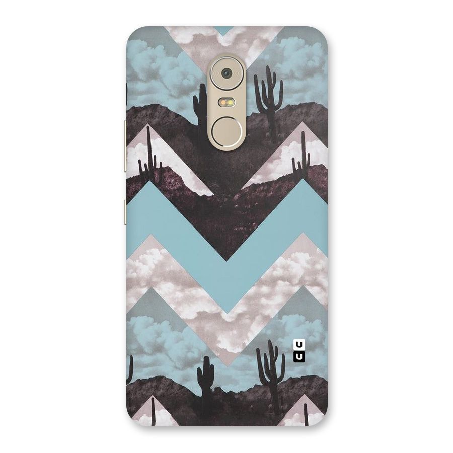 Cacutus Zig Zag Pattern Back Case for Lenovo K6 Note