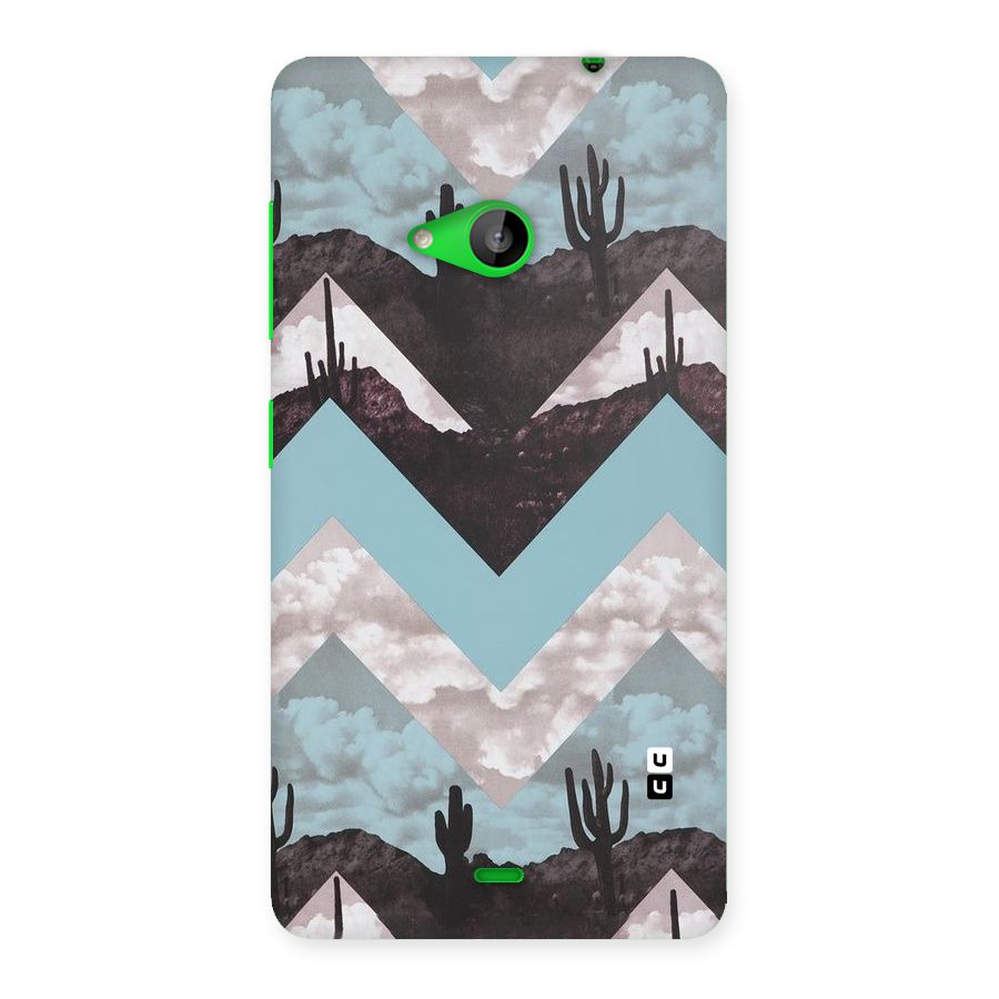 Cacutus Zig Zag Pattern Back Case for Lumia 535