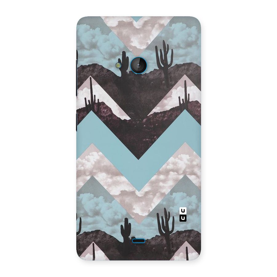 Cacutus Zig Zag Pattern Back Case for Lumia 540