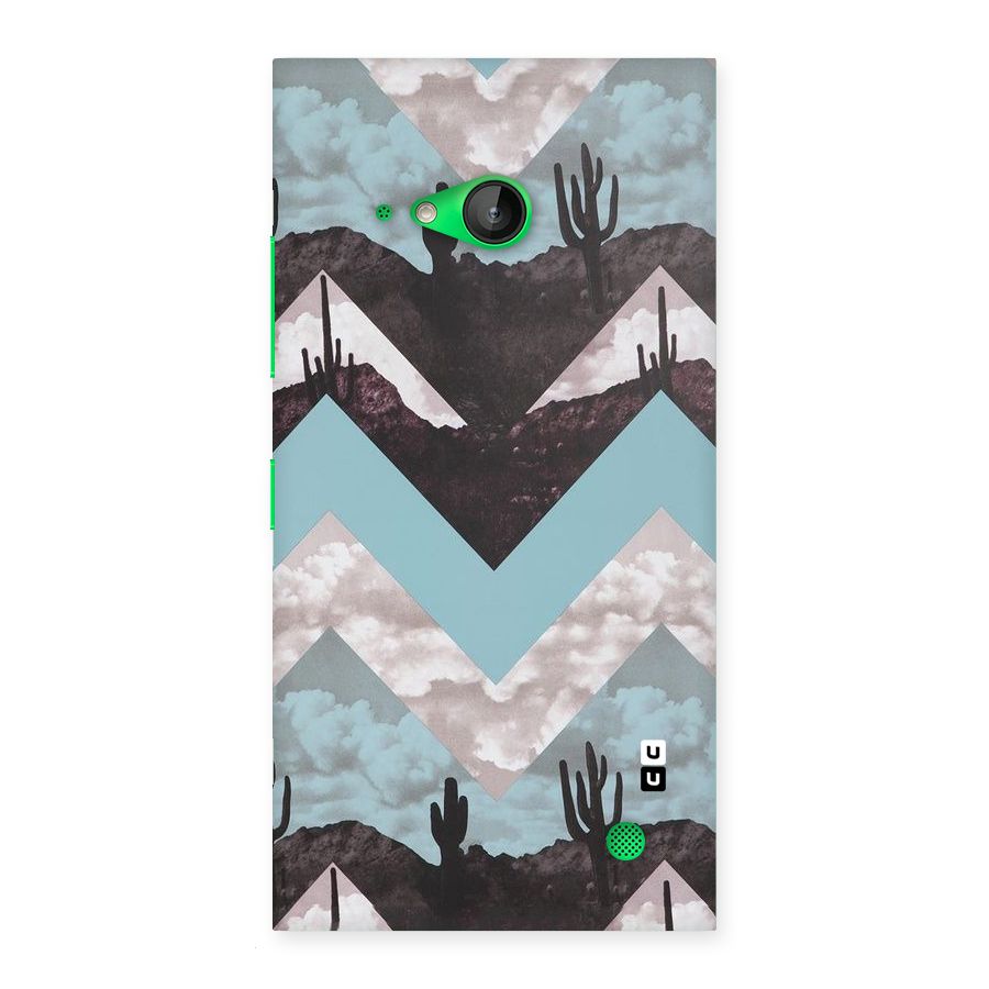 Cacutus Zig Zag Pattern Back Case for Lumia 730