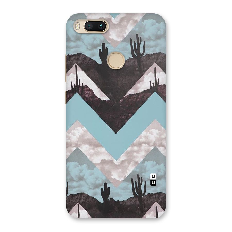 Cacutus Zig Zag Pattern Back Case for Mi A1